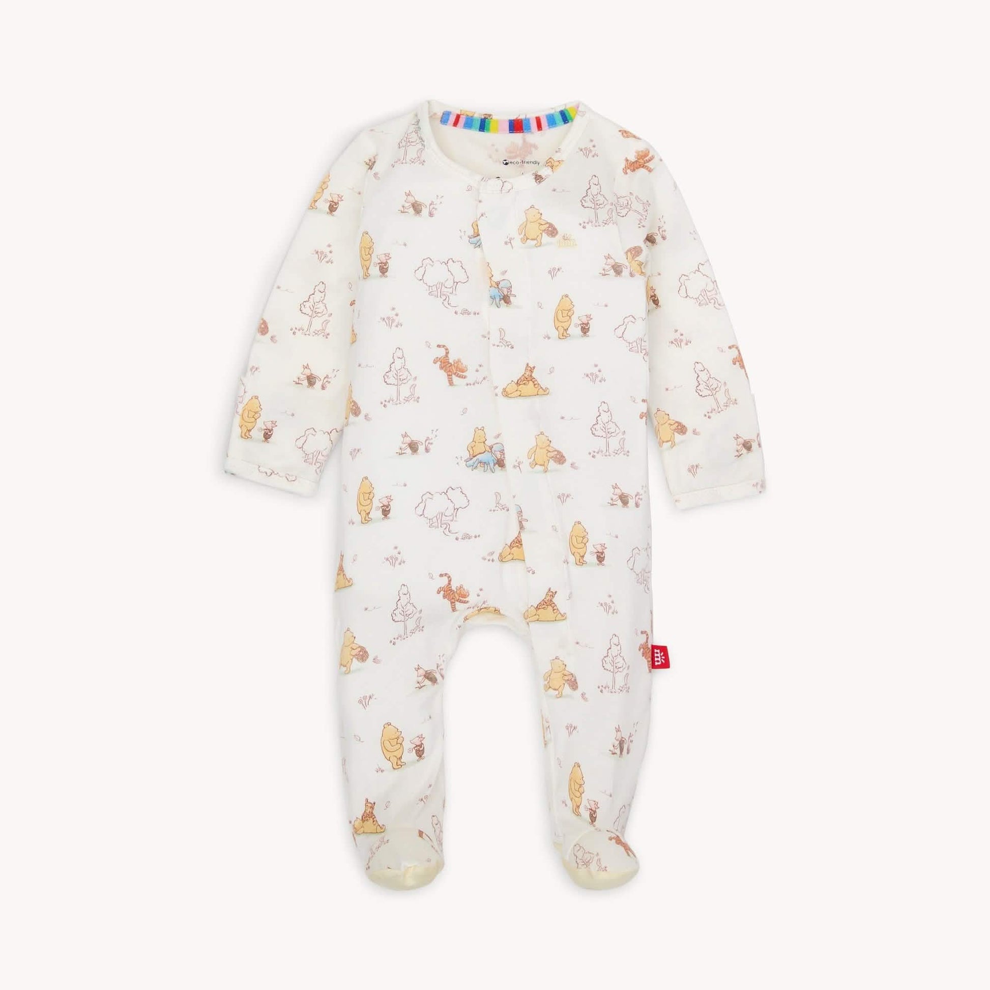 Disney Moments with Friends Magnetic Me footie for kids, soft modal fabric with playful character design