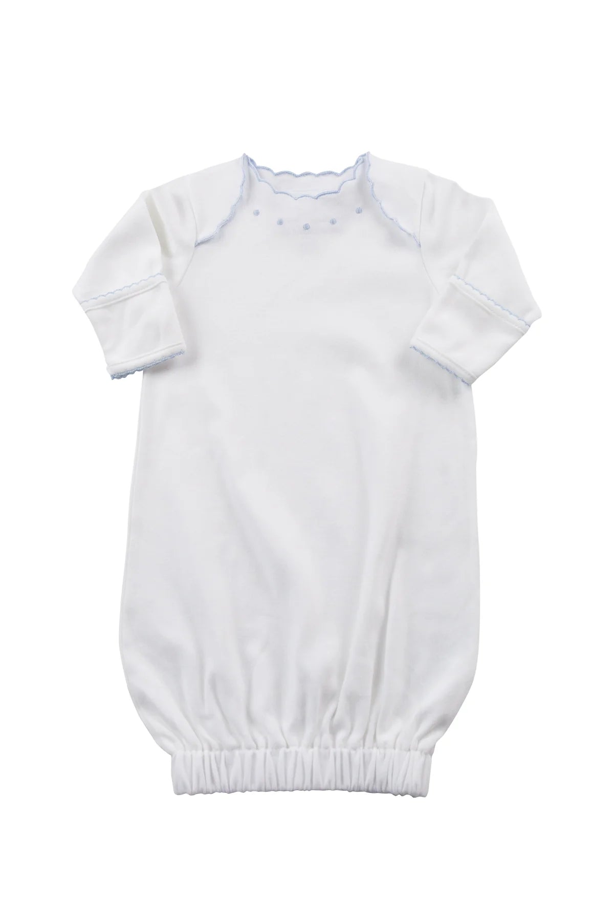 Blue Dotson Sack Gown