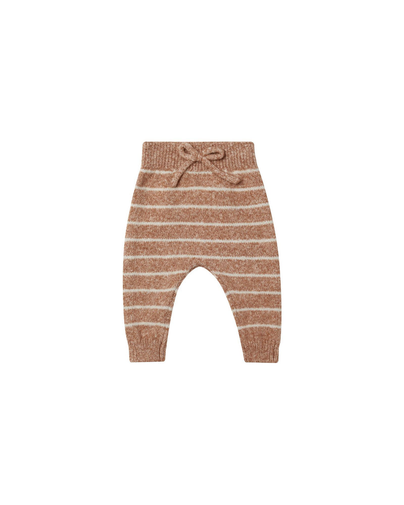 Quincy Mae - Cinnamon Stripe Knit Pant