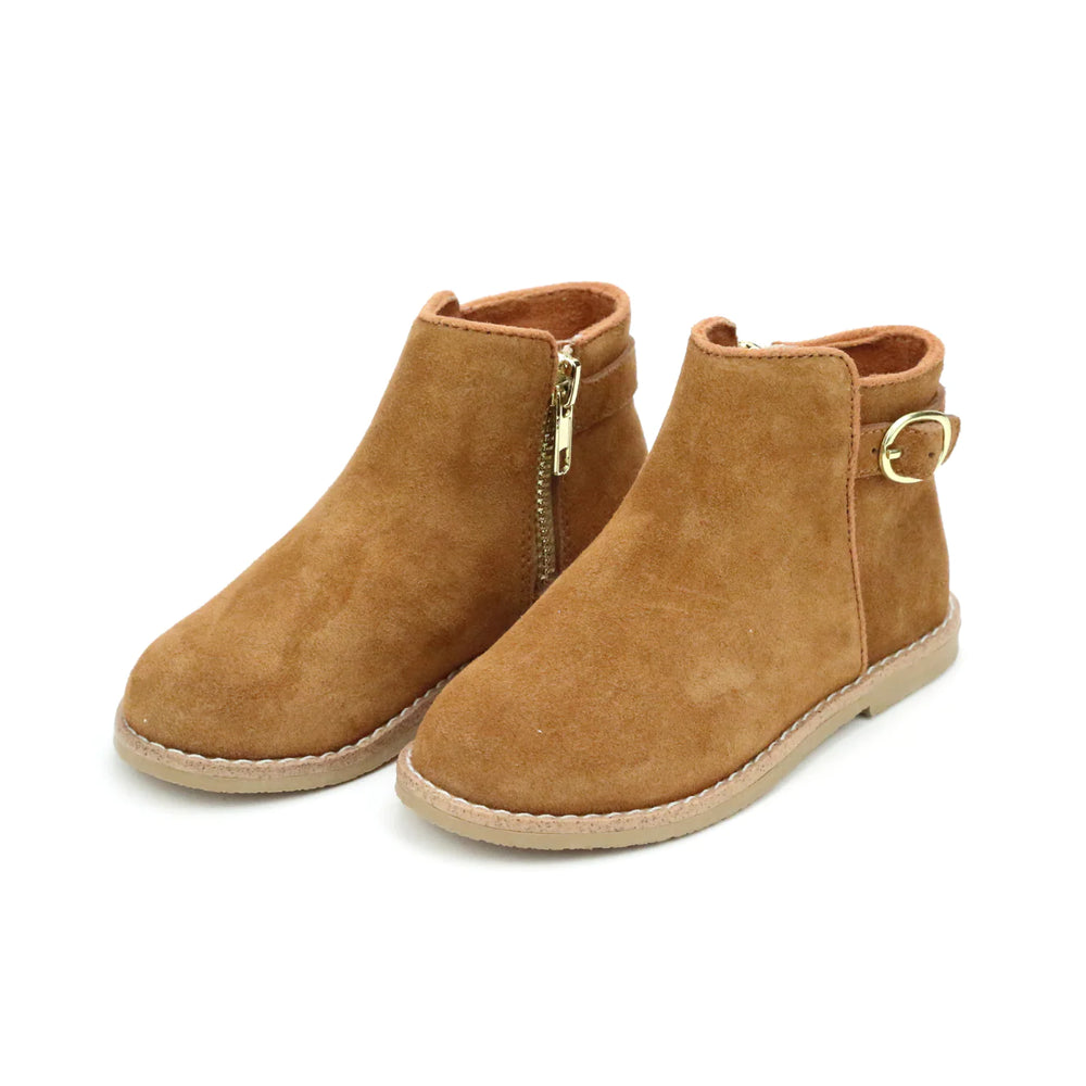 L'AMOUR - Petra Leather Ankle Boot Camel