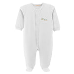 Baby Club Chic - Little Train Embroidered Footie