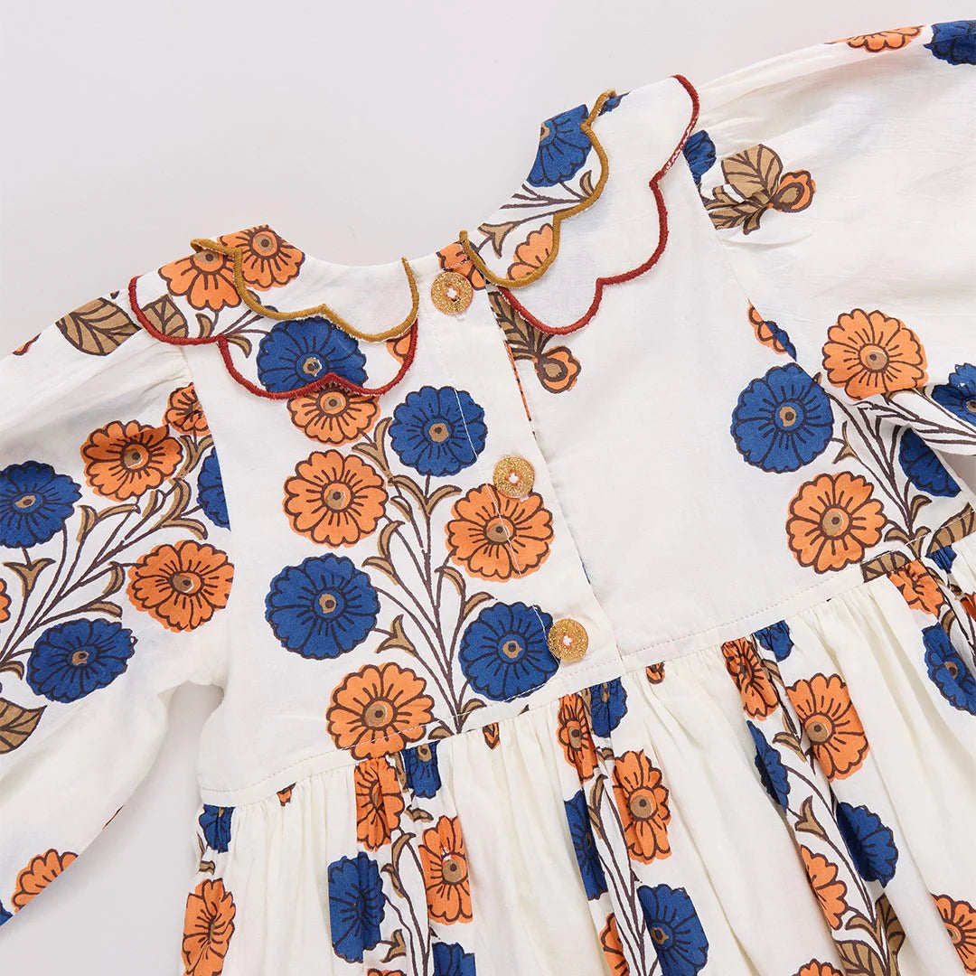 Buttercup Floral Girls Darcy Dress