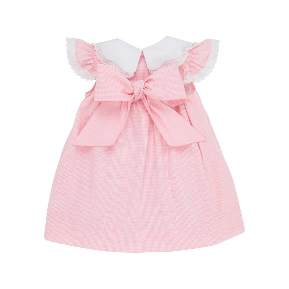 The Beaufort Bonnet Company - Pier Party Pink Mini Gingham Franny Frock
