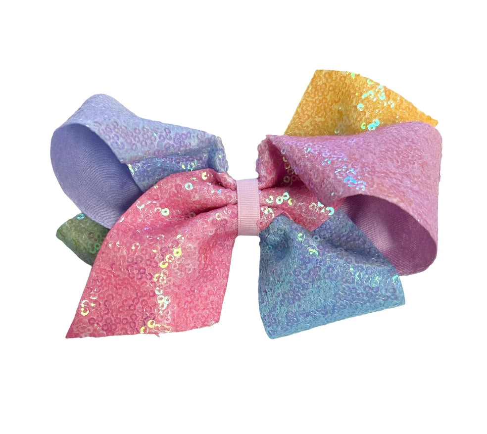 wee ones - Pastel Ombre Sequin Bow