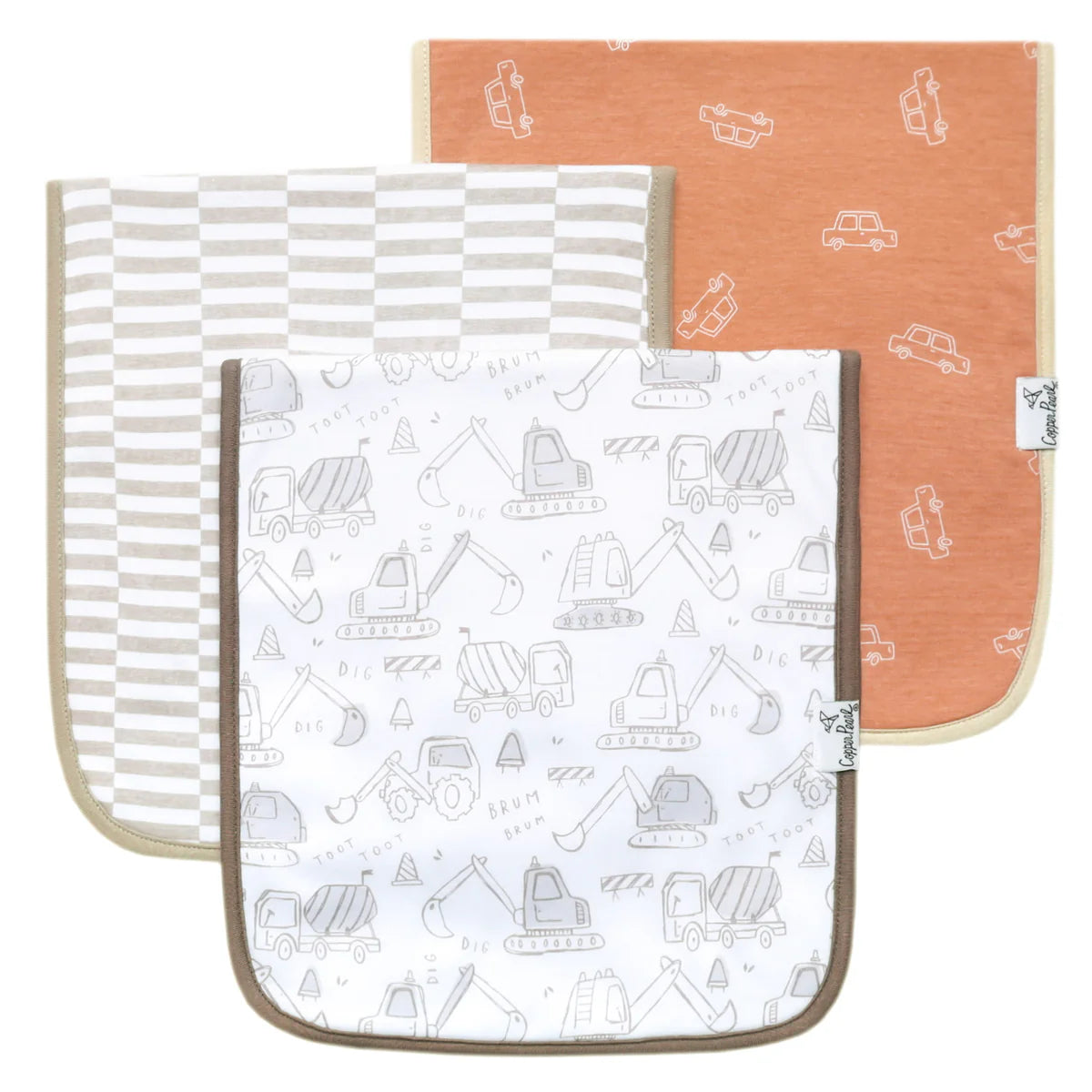 Copper Pearl - Gage Burp Cloths