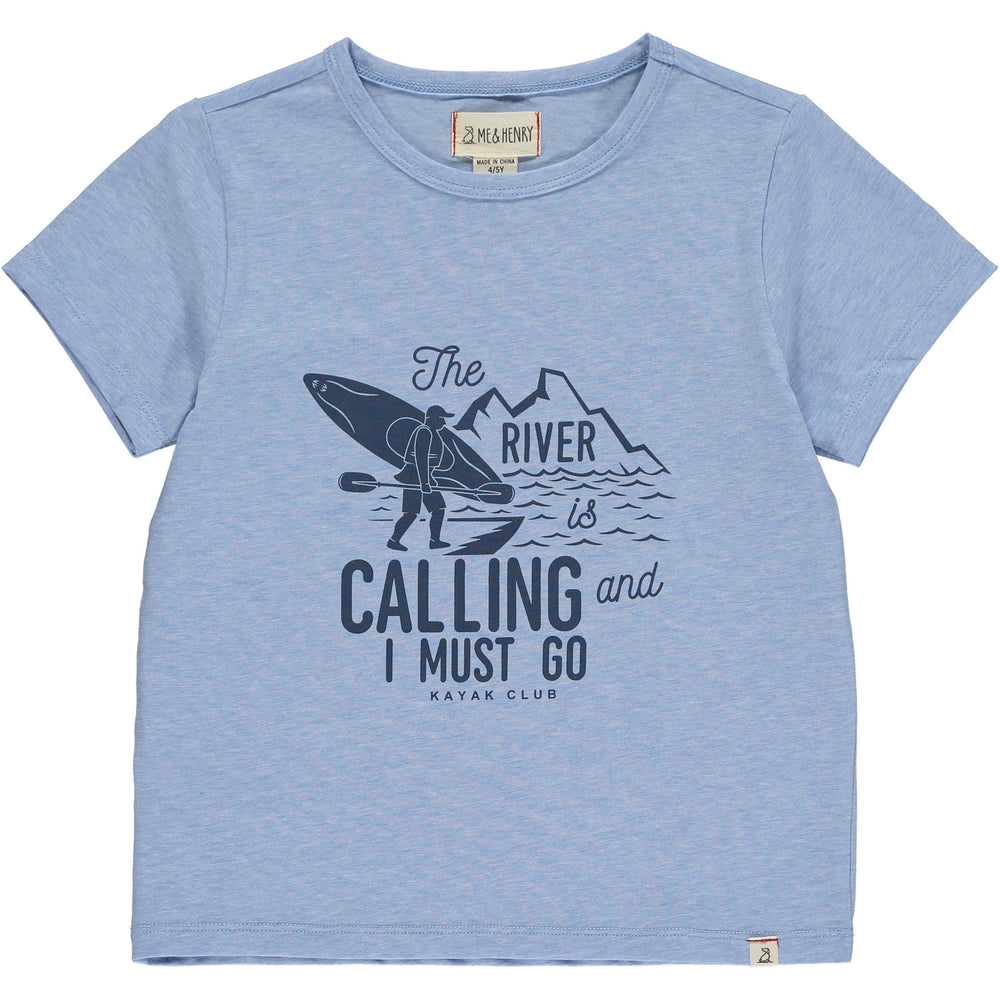 Me & Henry - River is Calling Blue Falmouth Tee