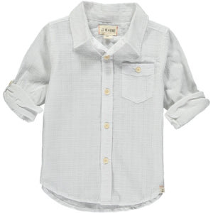 Me & Henry - White Woven Atwood Shirt