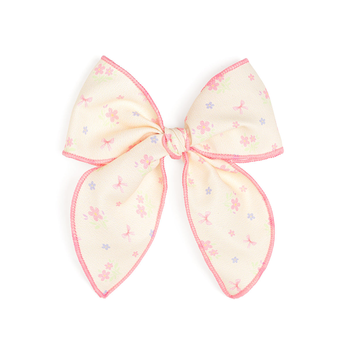 Sweet Wink lemon floral bow hair clip with a charming design, perfect for adding a cute touch to hairstyles.