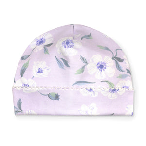Lavender Bow - White Poppy Hat