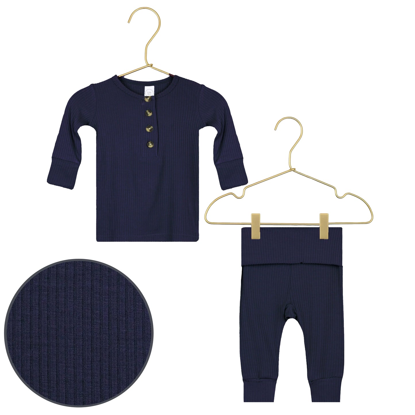 Lou Lou & Co - Hayden Ribbed Top + Bottoms