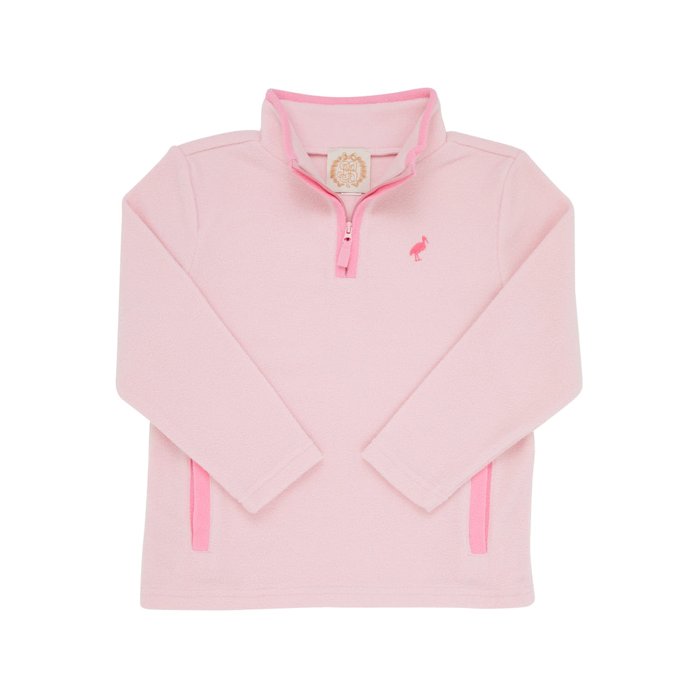 The Beaufort Bonnet Company - Palm Beach Pink/Hamptons Hot Pink Hayword Half Zip- Fleece