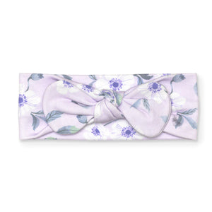 Lavender Bow - White Poppy Headband