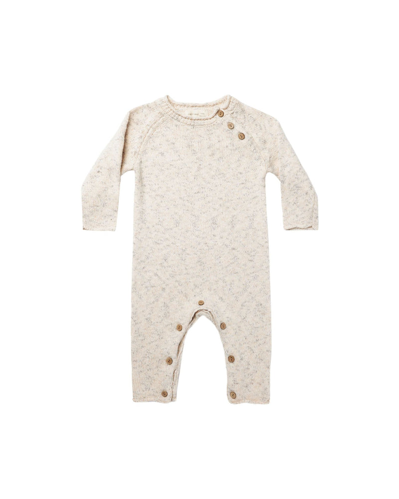 Quincy Mae - Natural Speckled Knit Jumpsuit
