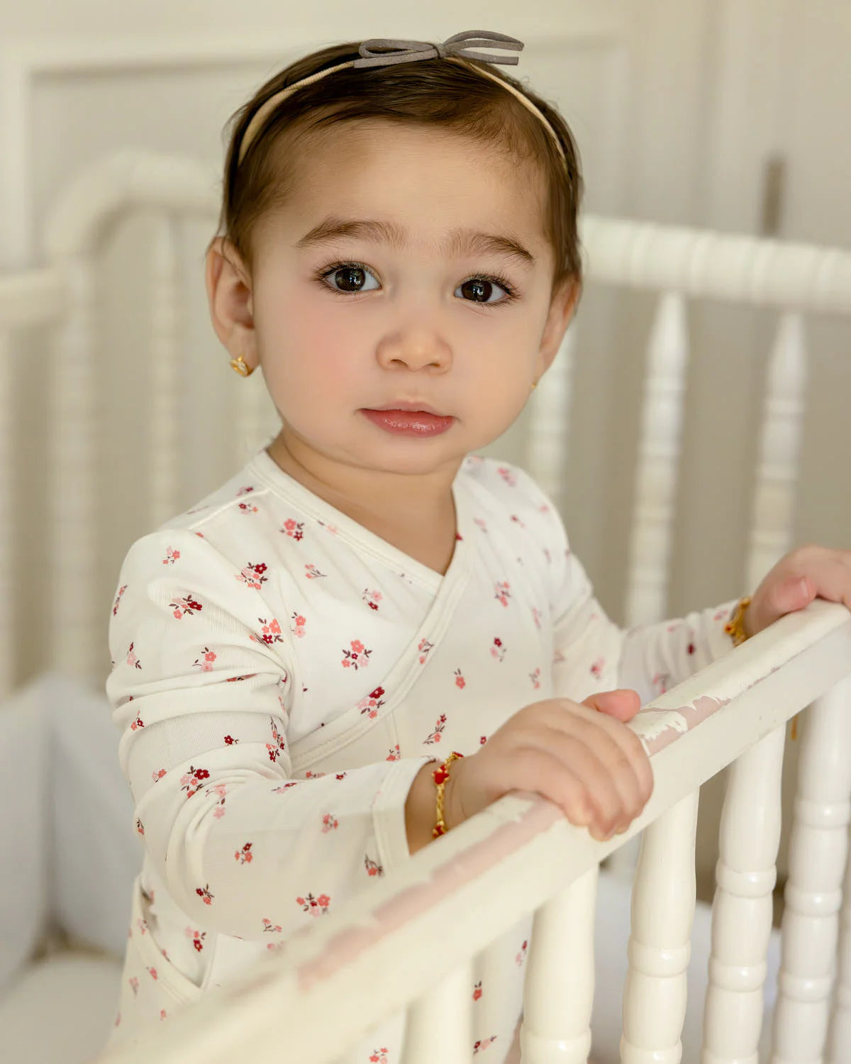 Blissful Blossoms Crossover Footie