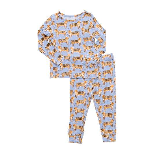 Kids Bamboo PJ Set - Tigers