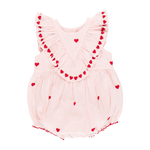 Pink Chicken - Raphaela Bubble - Confetti Heart Embroidery