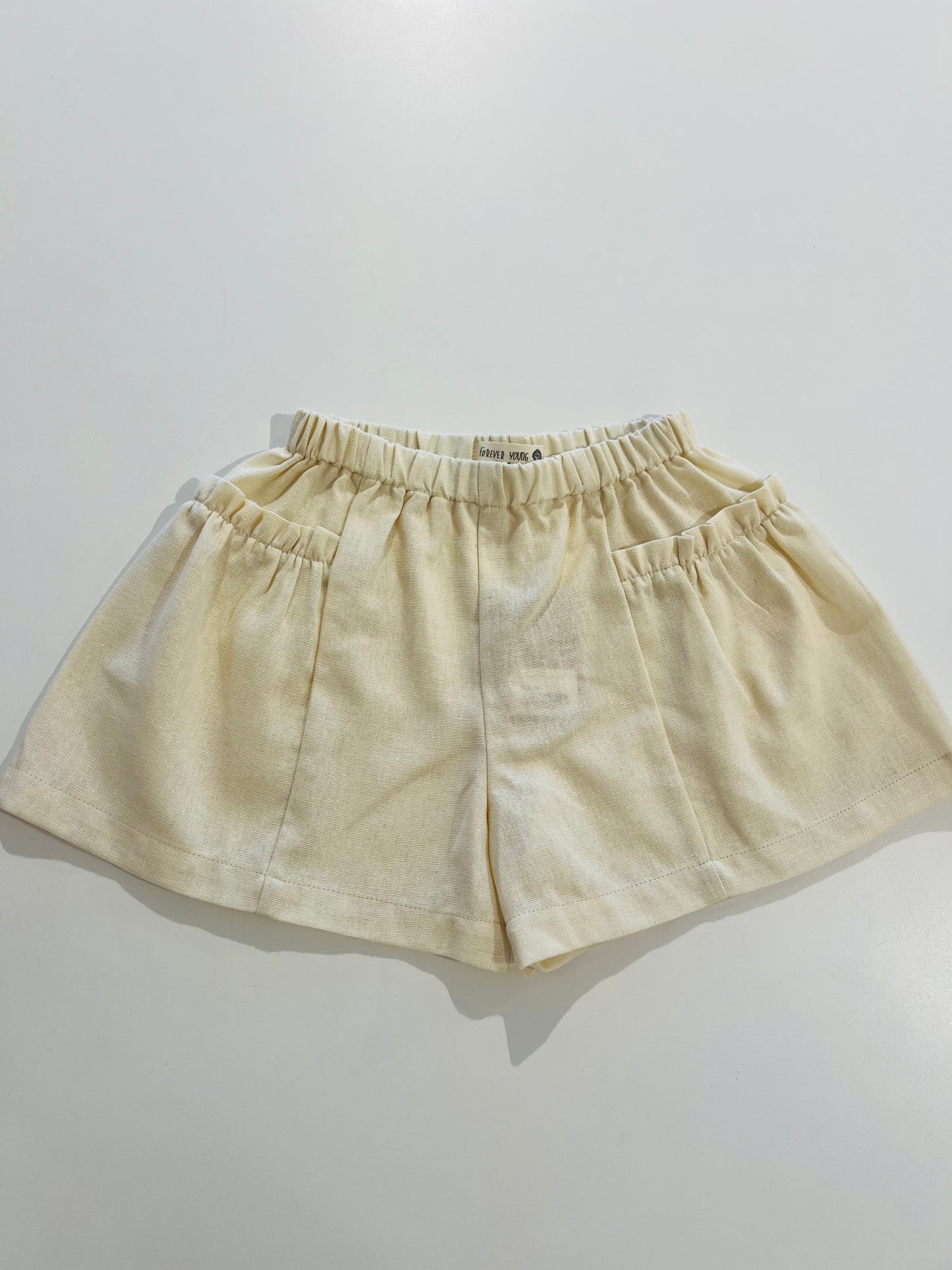 Forever Young - Candlelight White Ruffle Short