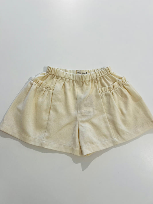 Forever Young - Candlelight White Ruffle Short