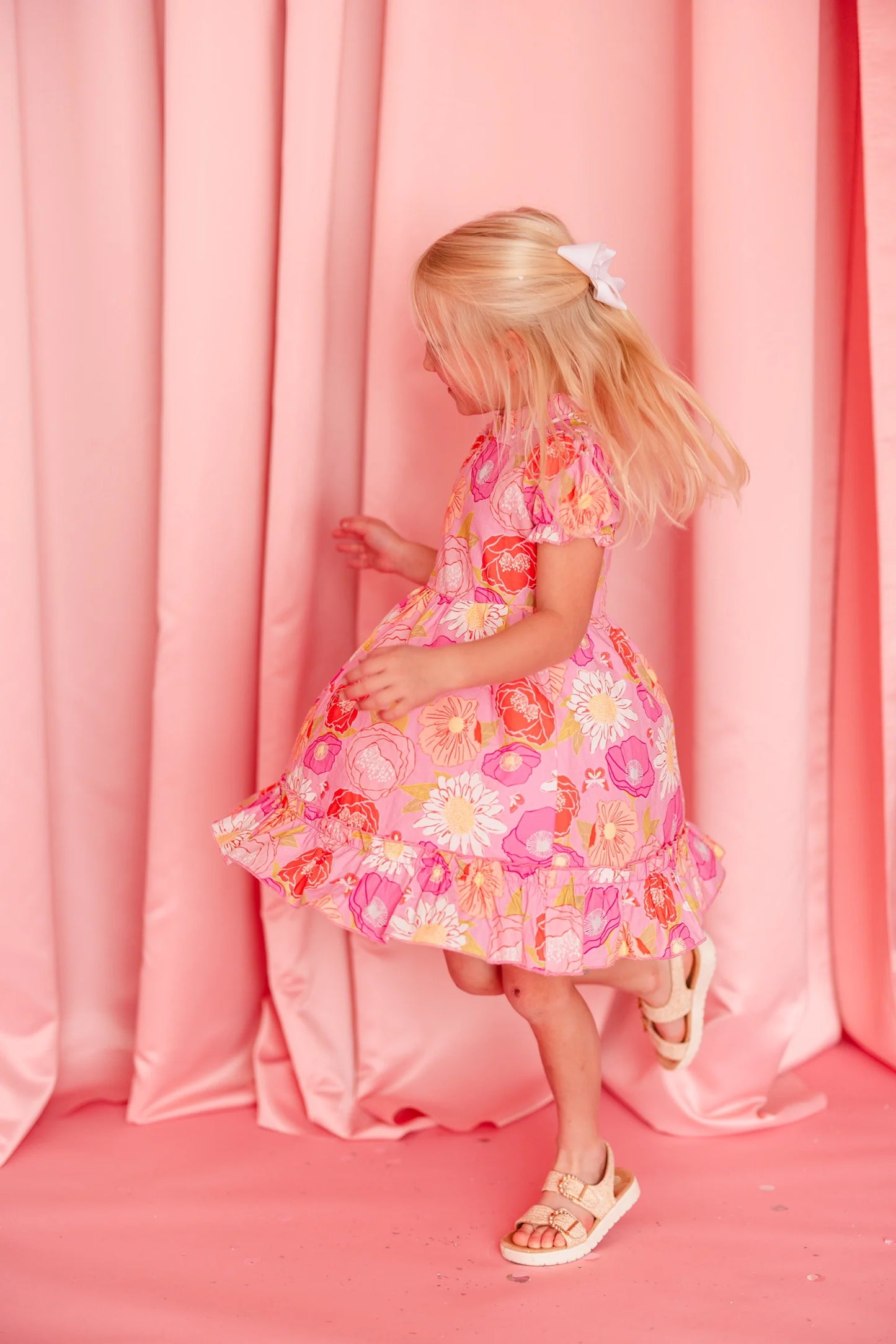 Hollis Baker - Purple Floral Collins Dress