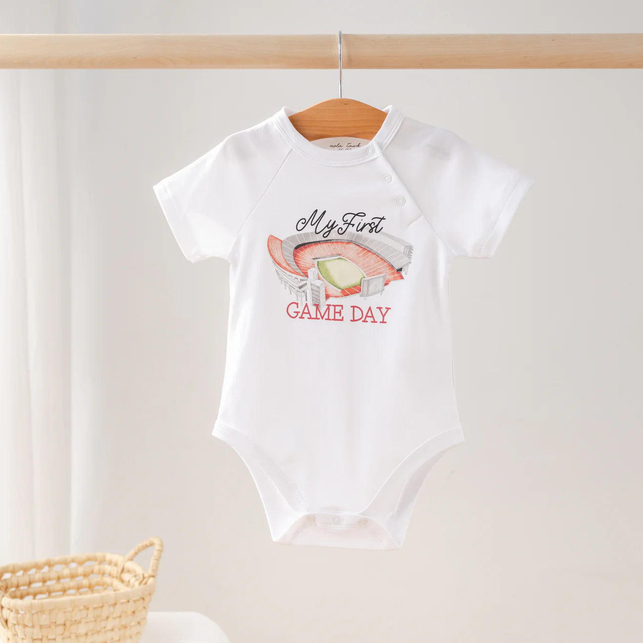 Georgia - My First Game Day Organic Cotton Onesie