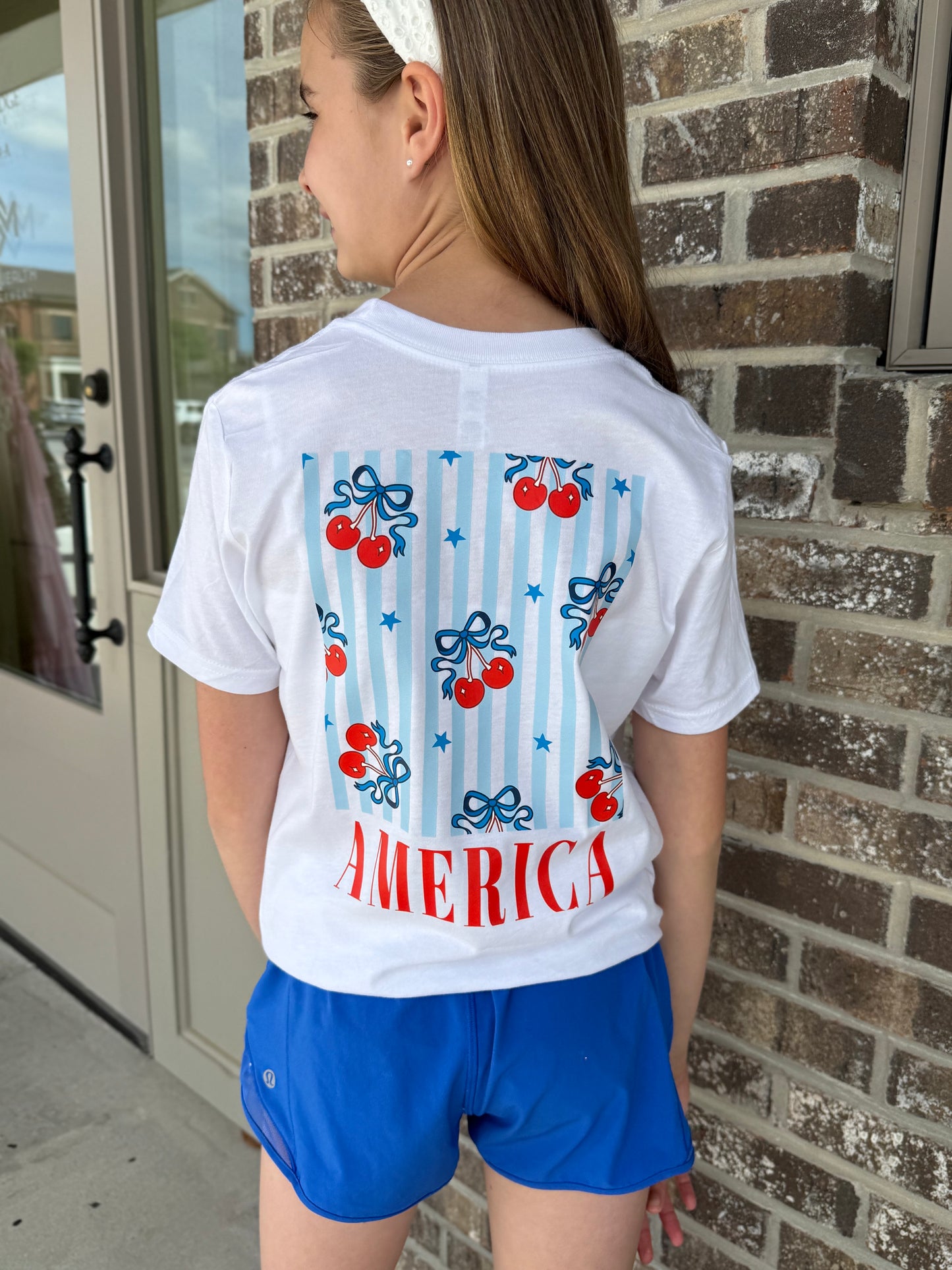 Youth Cherry America Tee