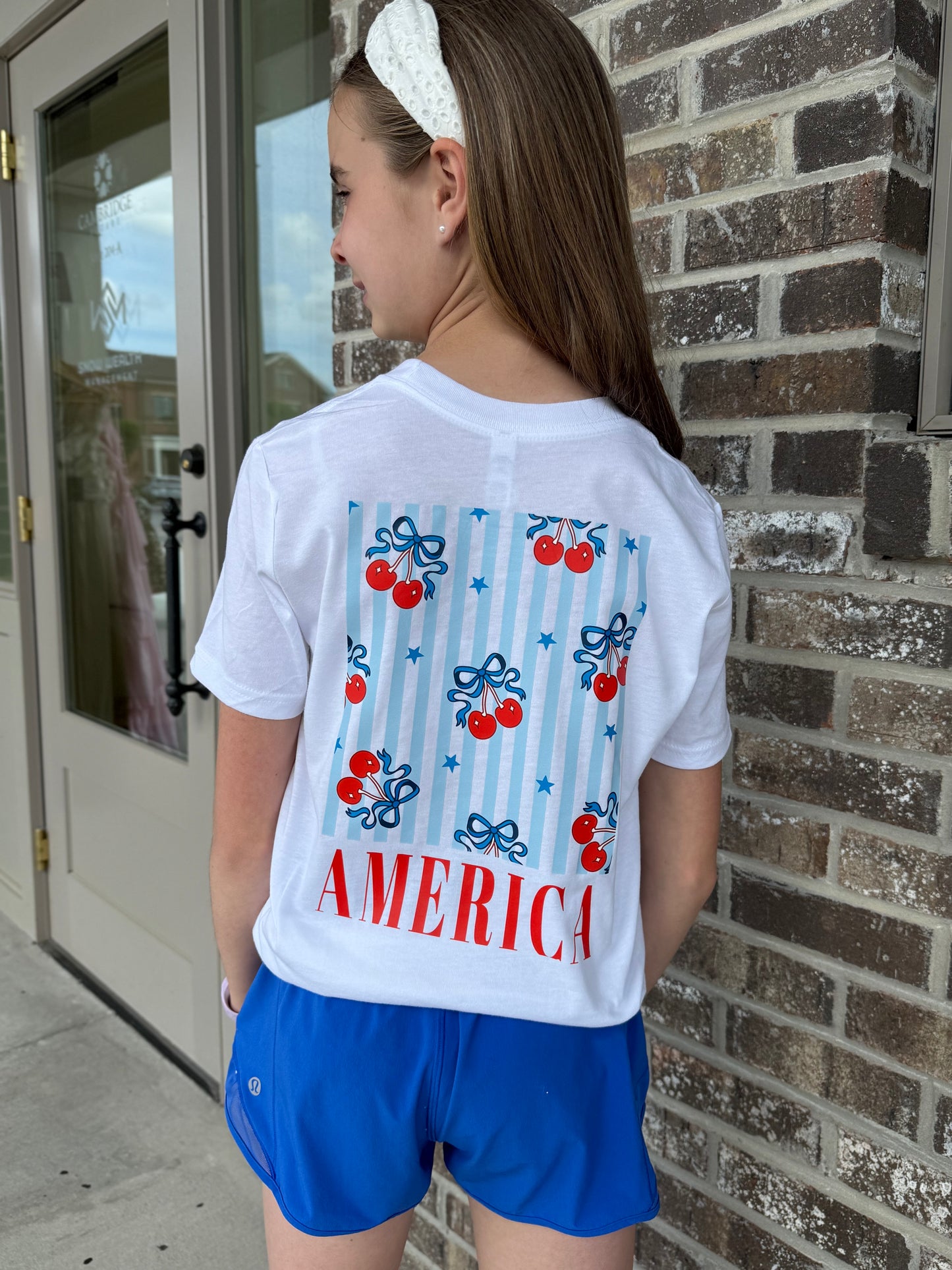 Youth Cherry America Tee