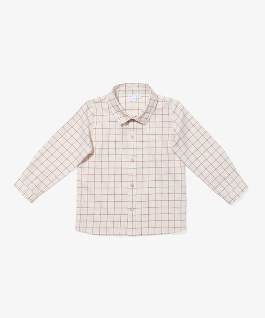 Pomegranate Plaid Jeffie Shirt