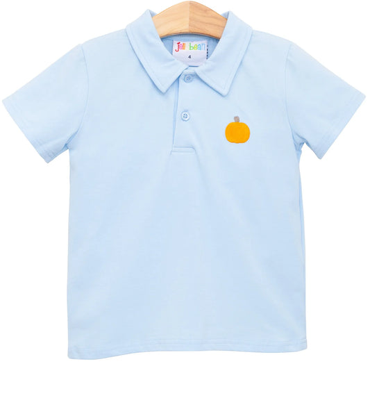 Pumpkin Embroidery Polo