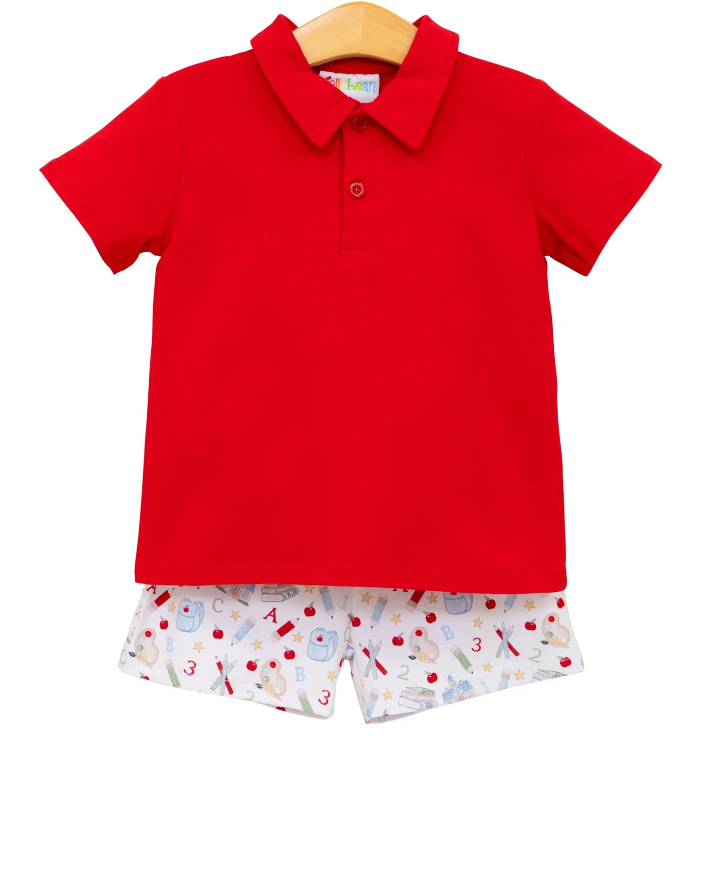Jellybean - Easy as ABCY Polo Short Set