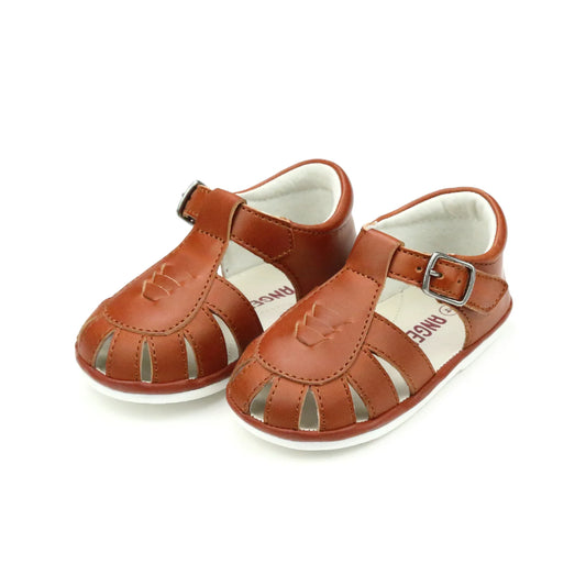 L'Amour - Henry Caged Leather Sandal (Baby)