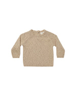 Quincy Mae - Latte Speckled Knit Sweater