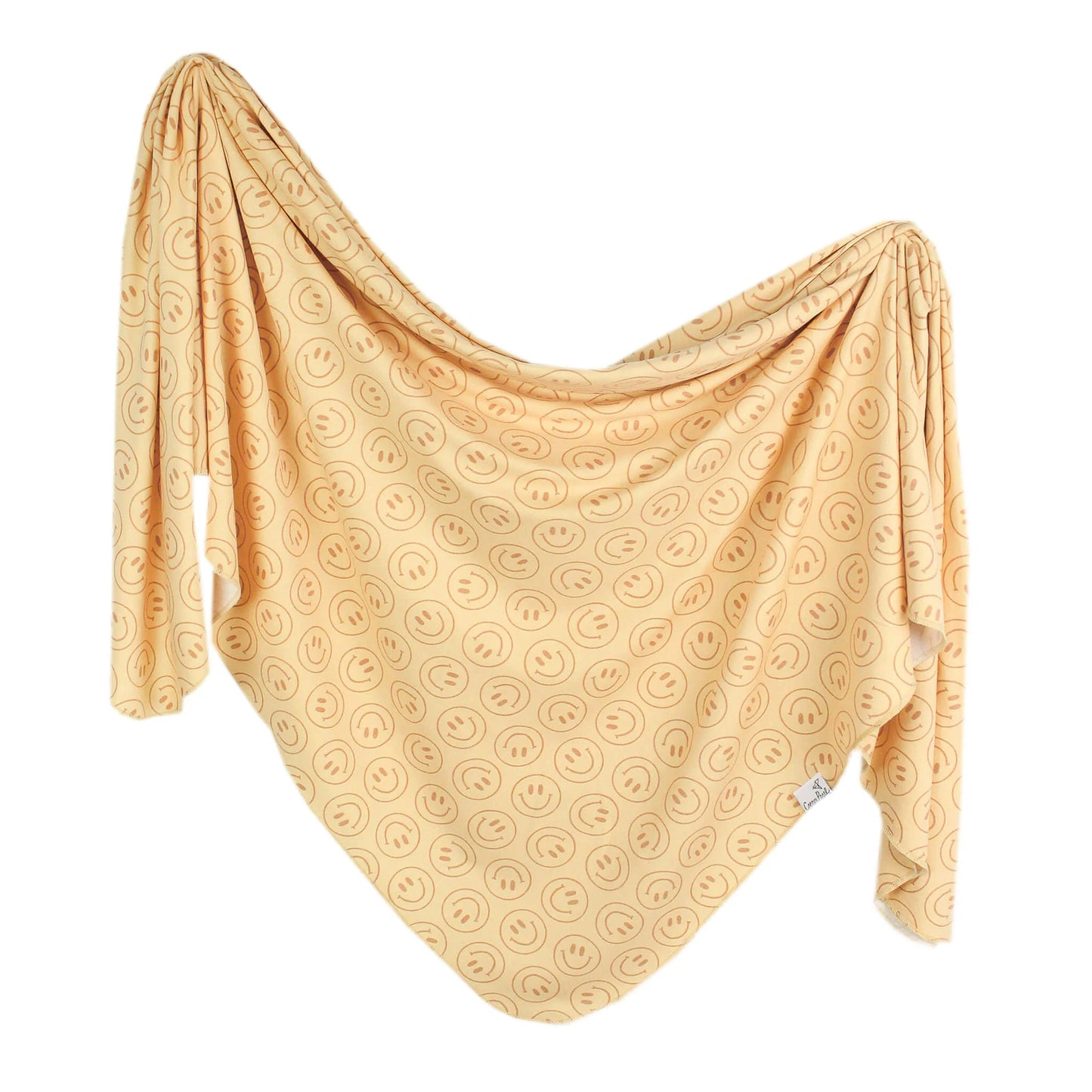 Copper Pearl Vance Knit Swaddle Blanket featuring soft knit fabric and cozy design for comfortable swaddling of infants.