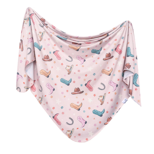 Copper Pearl - Cheyenne Knit Swaddle Blanket