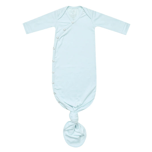 Copper Pearl Air Newborn Knotted Gown featuring a soft, breathable fabric with a knotted design suitable for newborn babies.