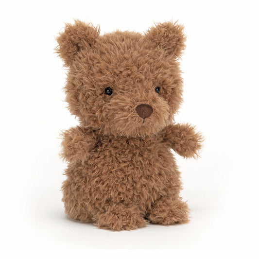 Soft plush Little Bear toy by Jellycat with a cute, cuddly appearance and detailed stitching, perfect for comforting or play.