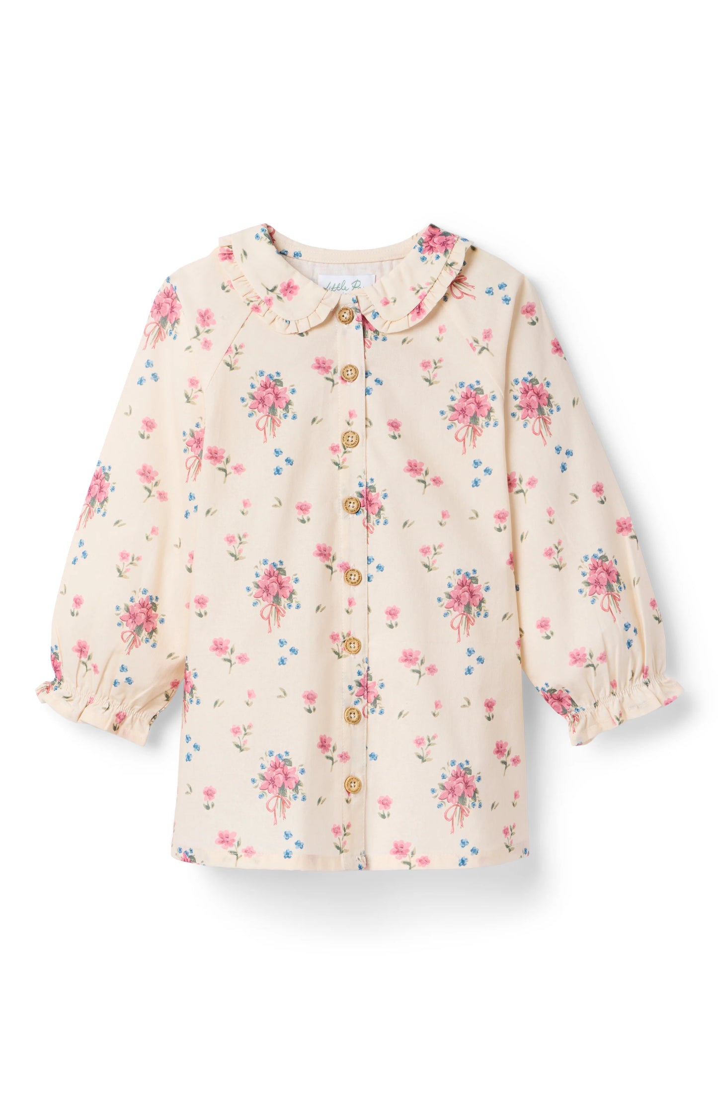 Floral Bouquet Goldie Long Sleeve Dress