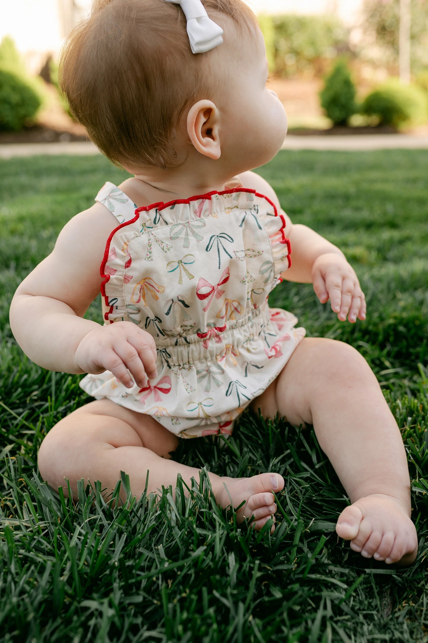 Little Paper Kids - Lucy Woven Bubble - Bows