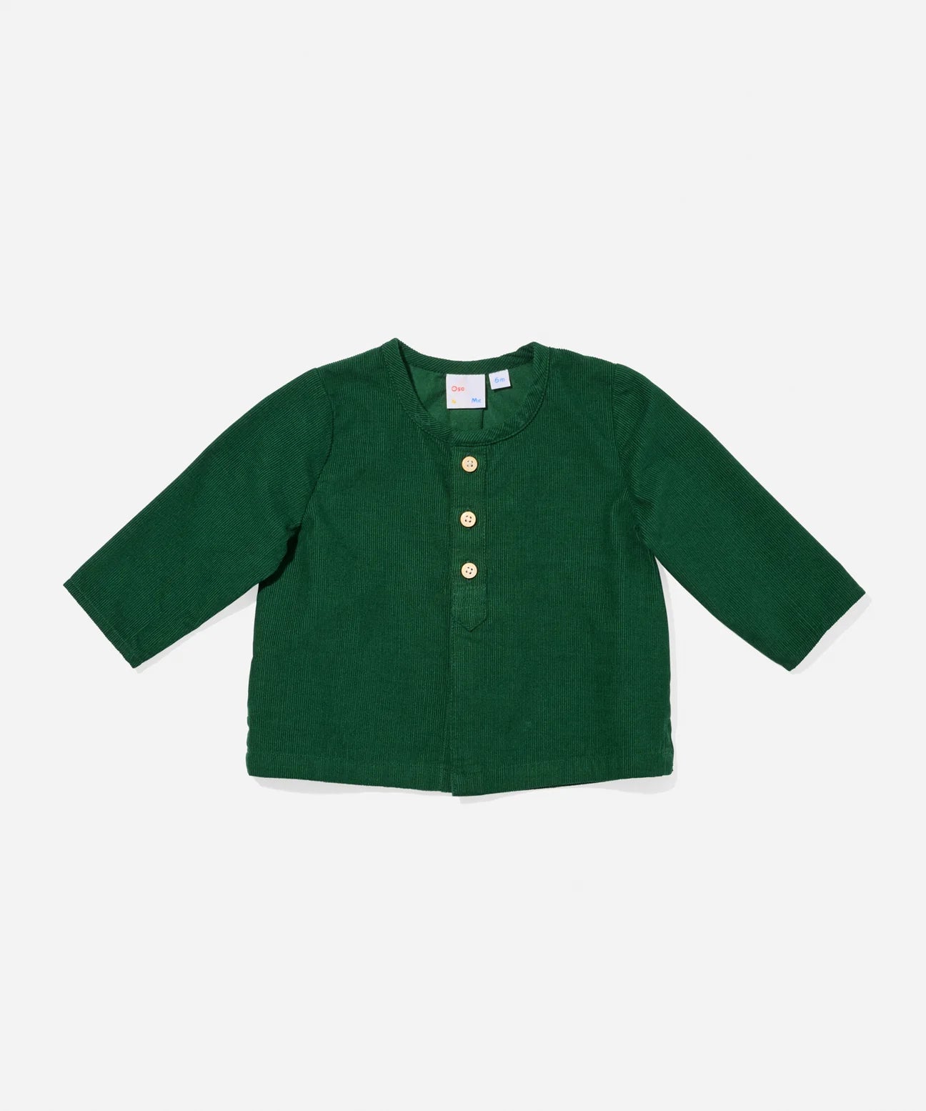 Forest Corduroy Lupo Baby Shirt