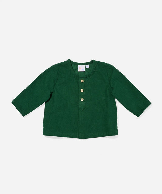 Forest Corduroy Lupo Baby Shirt