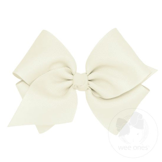 Mini King Classic Grosgrain Hair Bow (Knot Wrap)