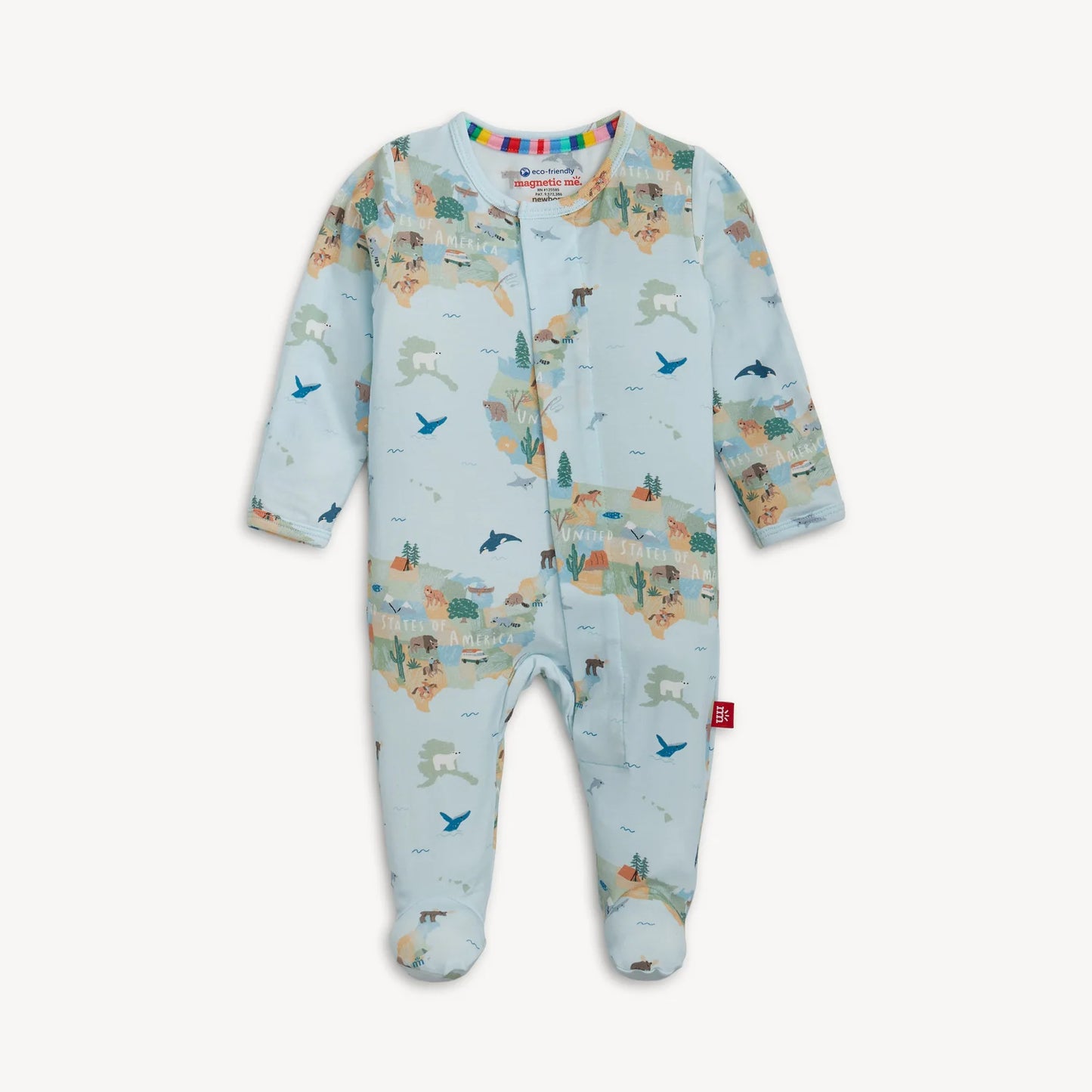 America the Beautiful Modal Magnetic Footie