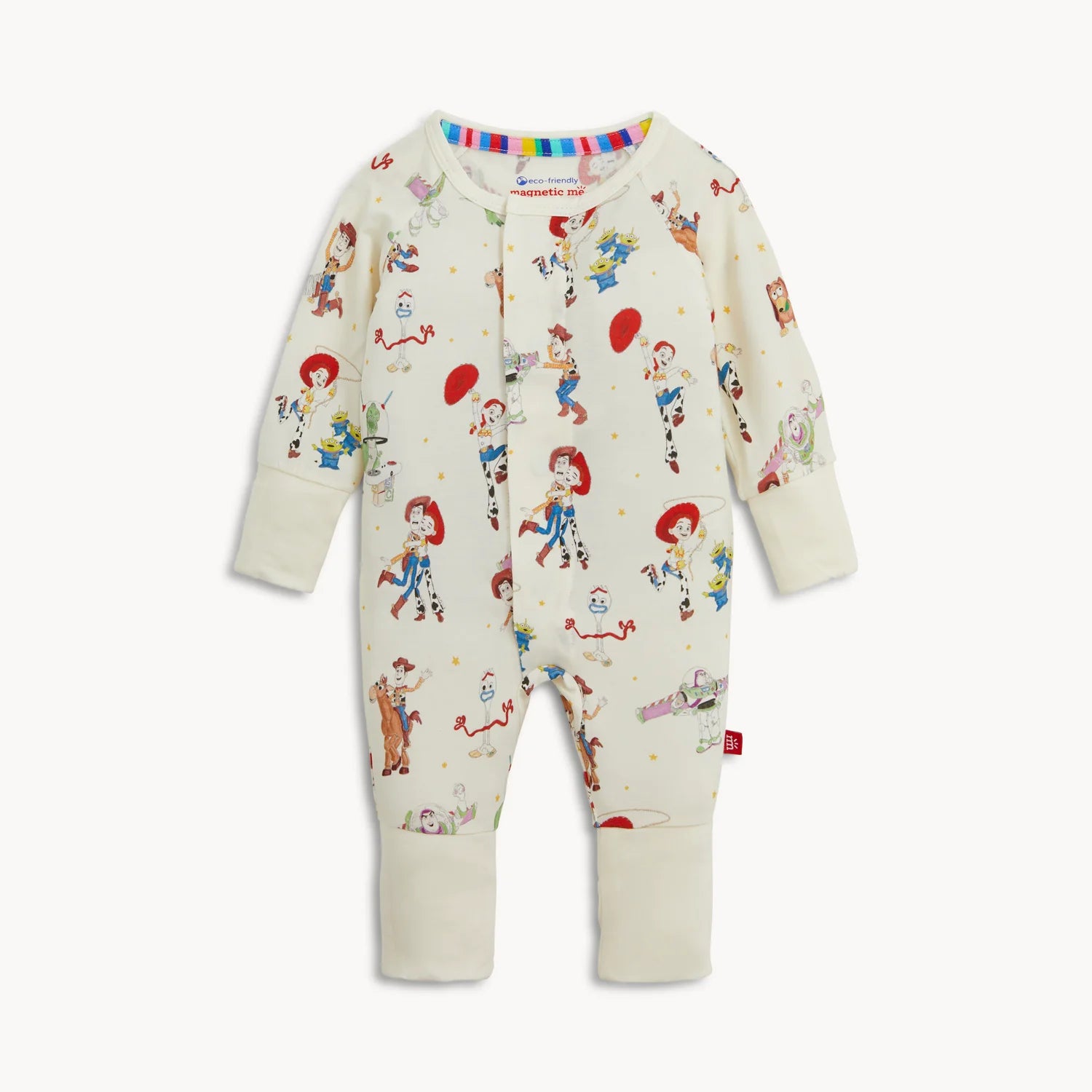 Toy Story Woody & Friends modal magnetic convertible coverall by Magnetic Me, featuring colorful character prints and soft fabric.