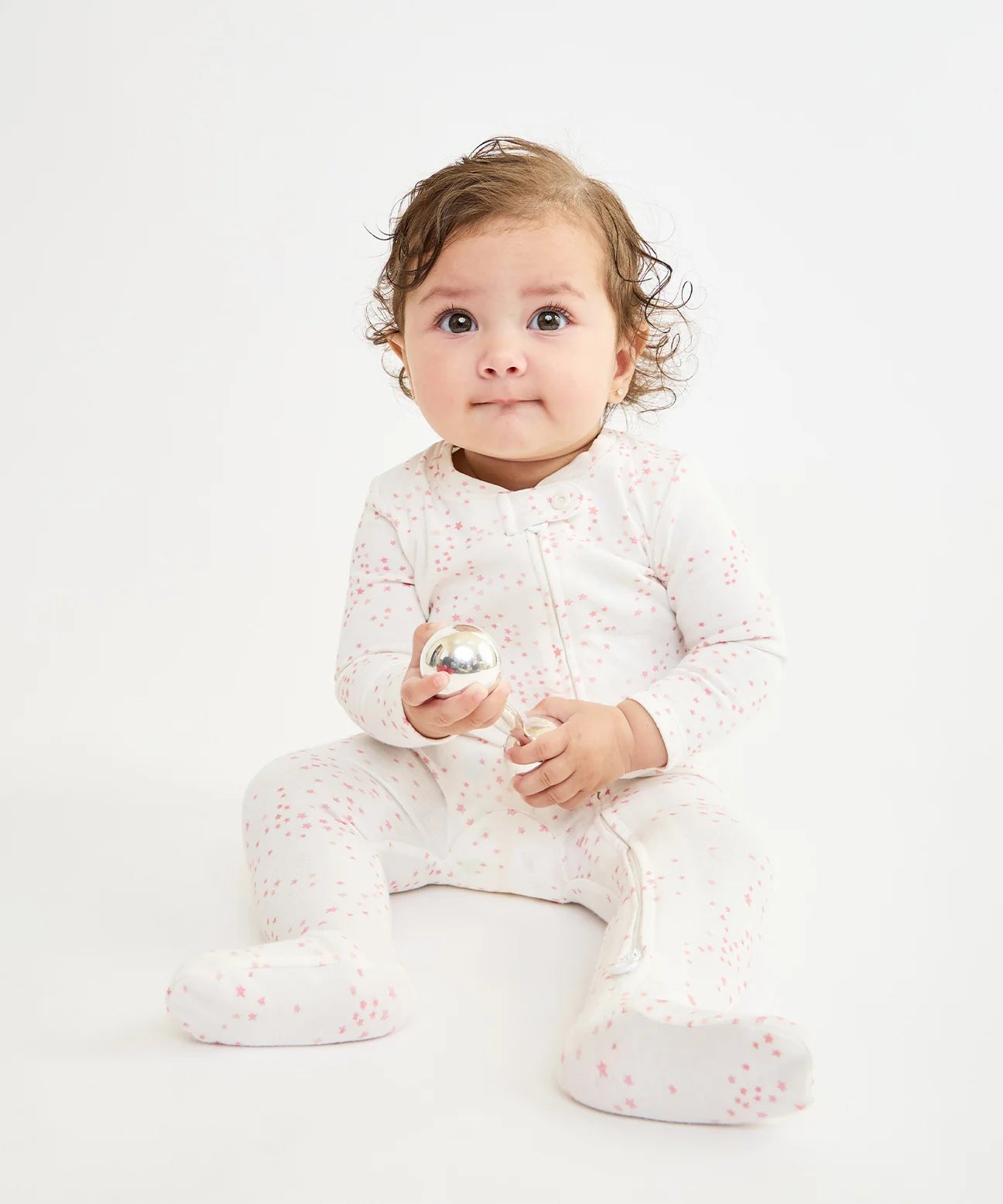 Rose Star Marley Zip Pajama