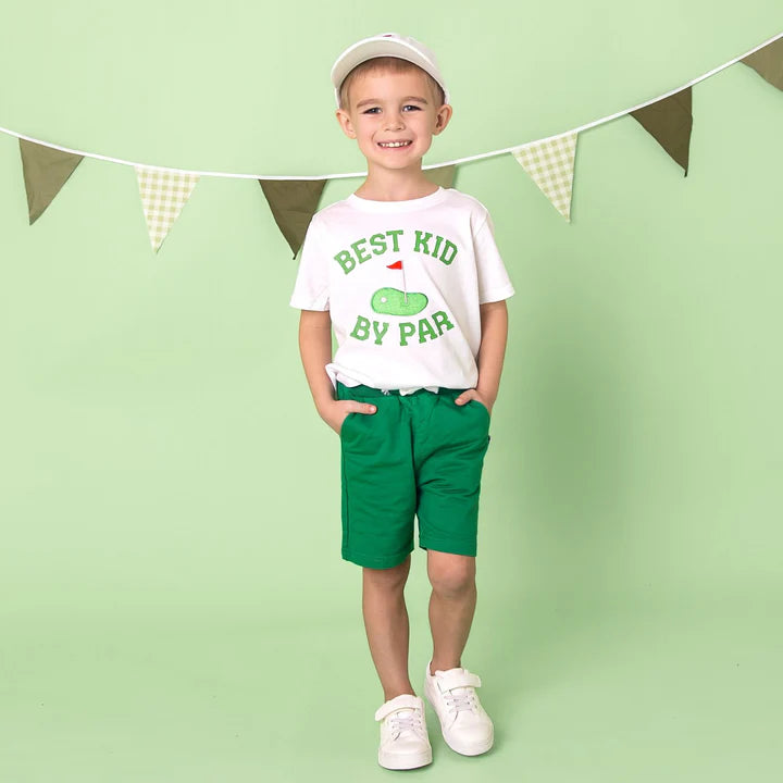 Best Kid By Par Patch Short Sleeve T-Shirt