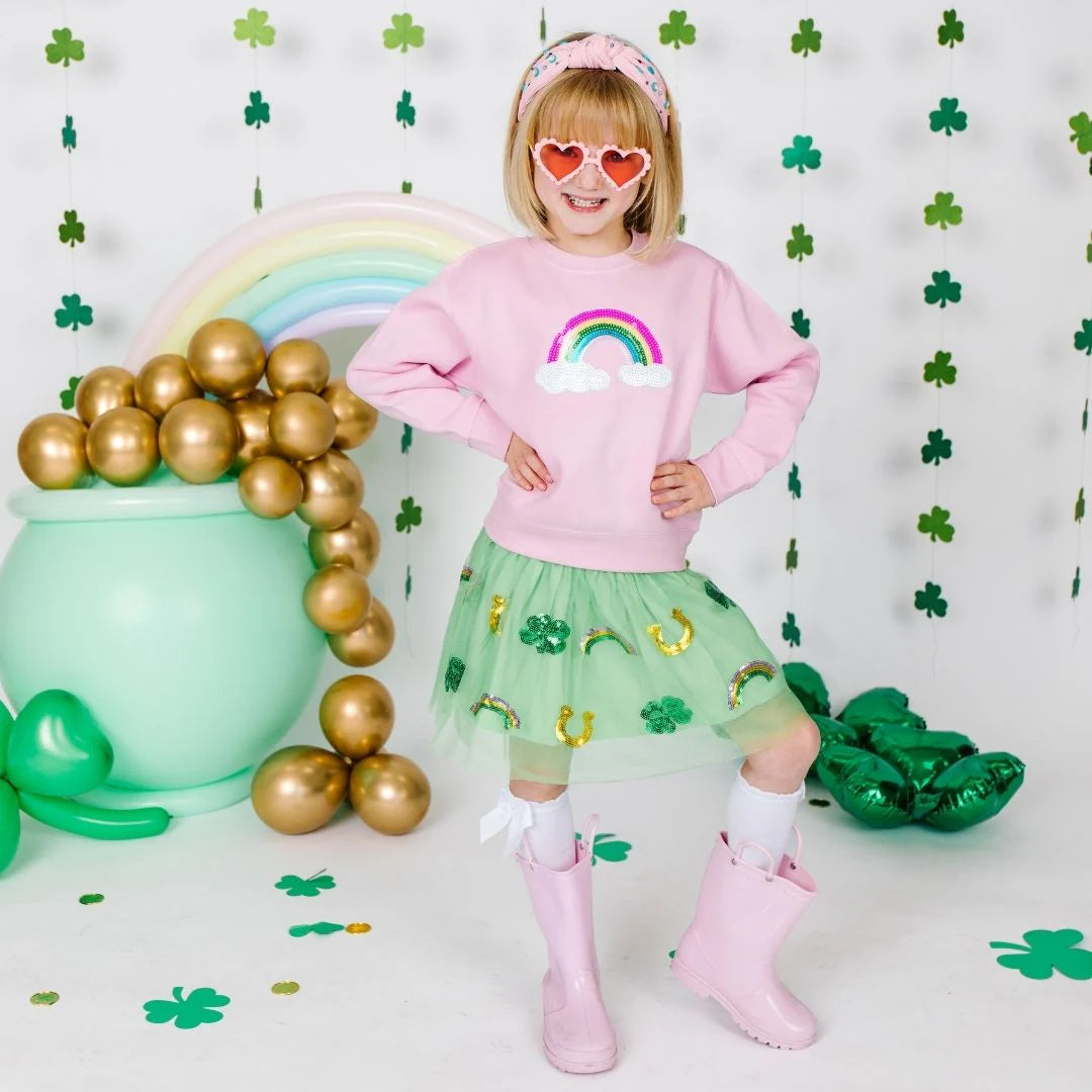 Sweet Wink - Lucky Sequin St. Patrick's Day Tutu