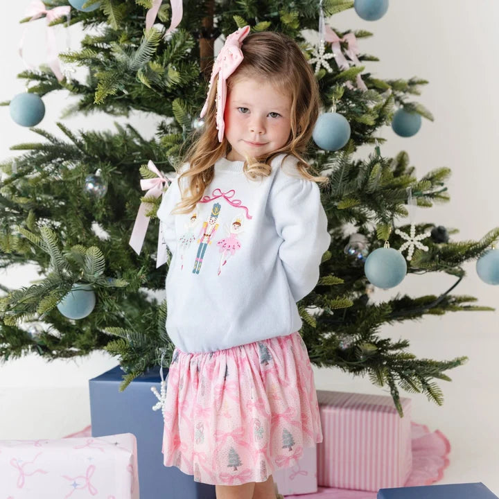 Nutcracker Trellis Christmas Tutu Skirt