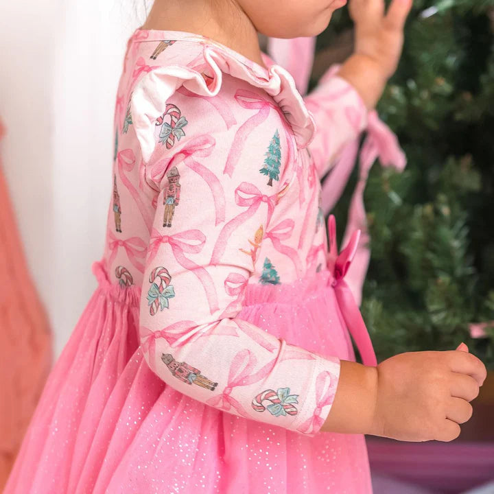Nutcracker Trellis Christmas Long Sleeve Tutu Dress 2T Nutcracker Trellis Christmas Long Sleeve Tutu Dress 2T