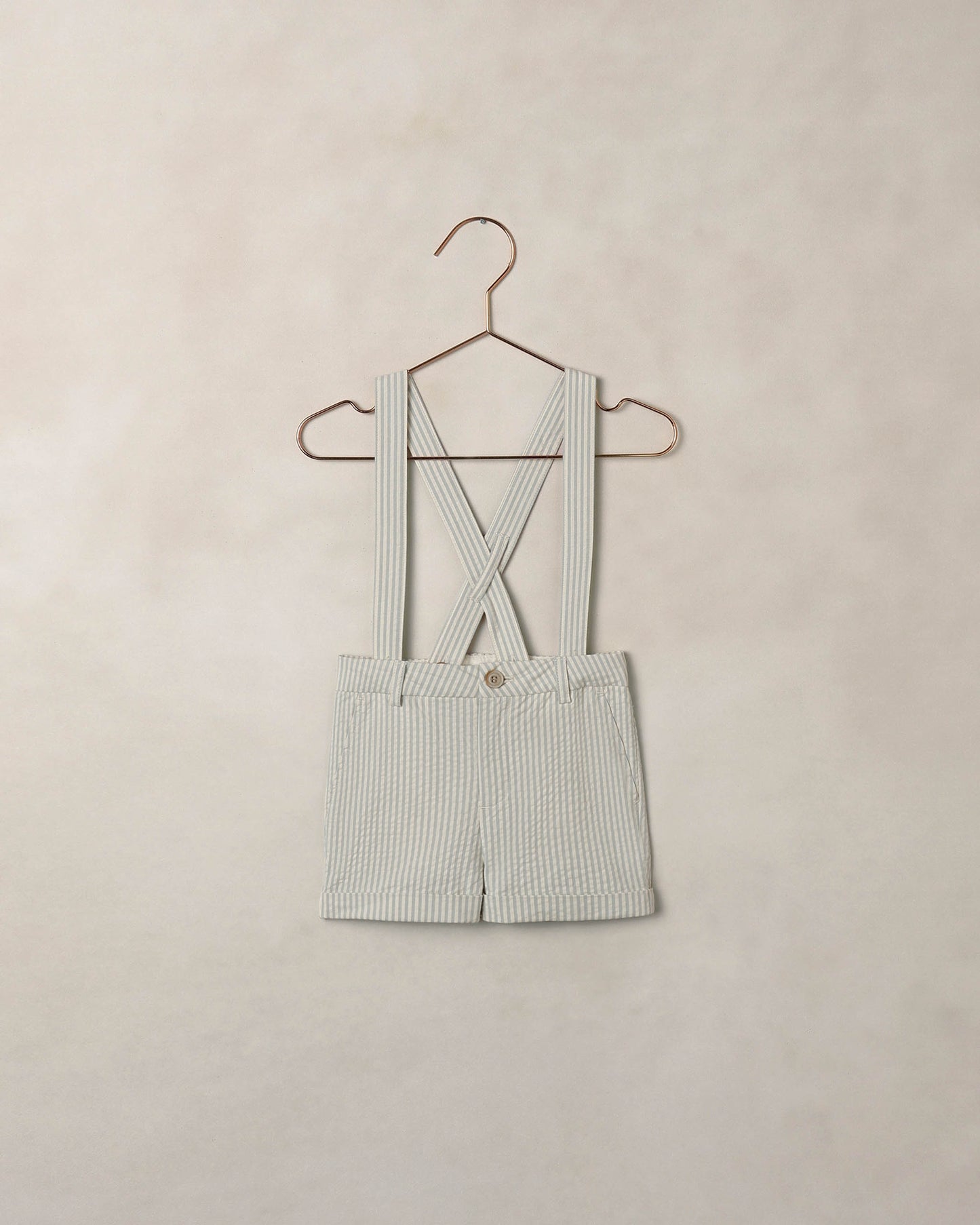Sky Stripe Suspender Short