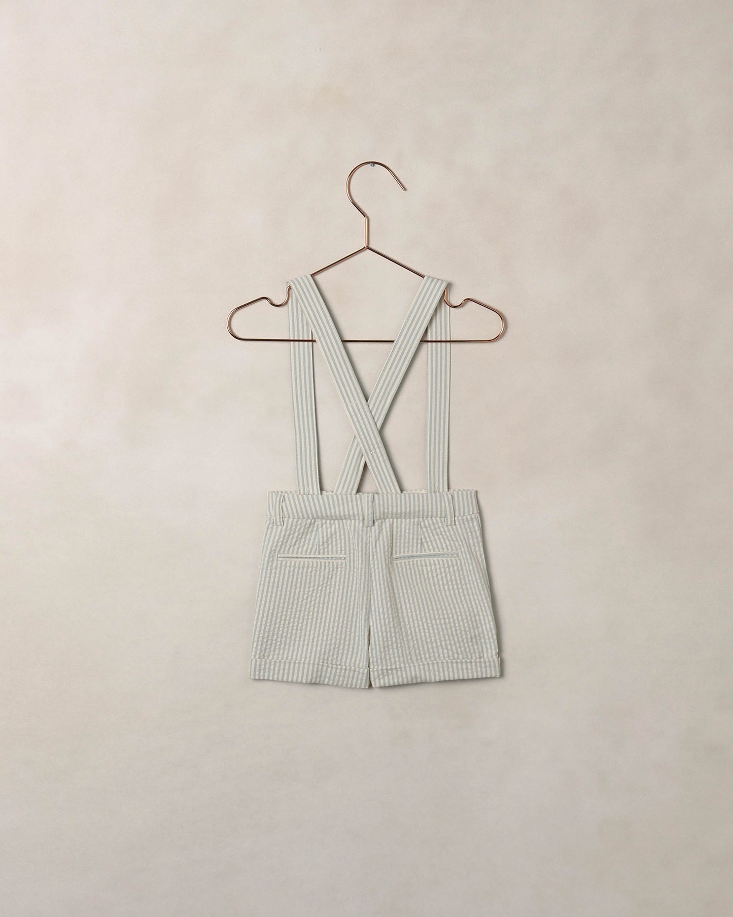 Sky Stripe Suspender Short