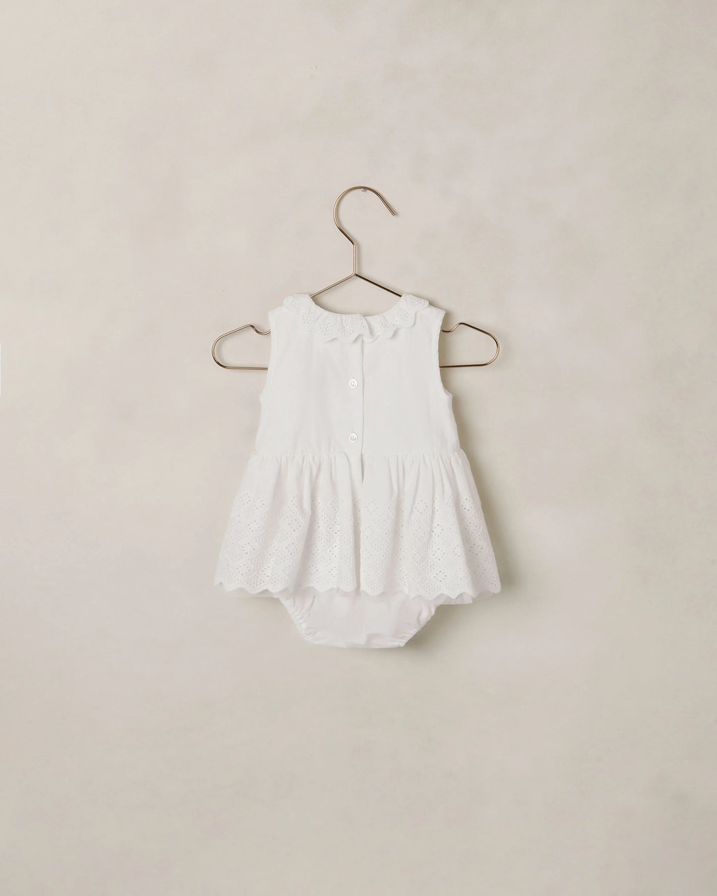 White Georgia Romper